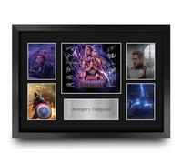 HWC Trading Avengers 4 Engame Gifts Printed Signed Autograph Presentation Display Montage for Movie Memorabilia Fans - A3 Framed