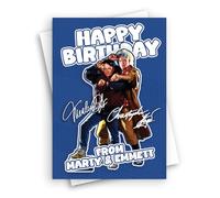 HWC Trading Back to the Future Birthday Card Marty McFly & Doc Brown Michael J Fox & Christopher Lloyd, Movie Fan Greeting Card, A5 Blank Inside with