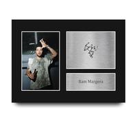 HWC Trading Bam Margera Gifts Printed Signed Autograph Picture for Pro Skateboarding and Extreme Sports Fans - A4