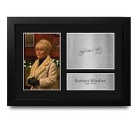 HWC Trading Barbara Windsor Eastenders Peggy Mitchell Gifts Printed Signed Autograph Picture for TV Show Fans - A4 Framed