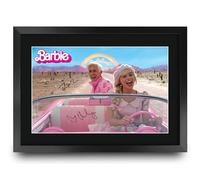 HWC Trading Barbie Scene 2 Gifts Printed Signed Autograph Picture for Movie Memorabilia Fans - A3 Framed