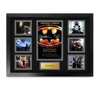 HWC Trading Batman Michael Keaton Gifts Printed Poster Signed Autograph Picture for Movie Memorabilia Fans - A2 Framed