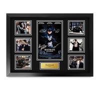 HWC Trading Batman Returns Michael Keaton Gifts Printed Poster Signed Autograph Picture for Movie Memorabilia Fans - A2 Framed