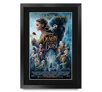 HWC Trading Beauty and the Beast Emma Watson Gifts Printed Poster Signed Autograph Picture for Movie Memorabilia Fans - A3 Framed