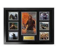 HWC Trading Braveheart Mel Gibson Gifts Printed Poster Signed Autograph Picture for Movie Memorabilia Fans - A2 Framed