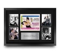 HWC Trading Breakfast at Tiffany's Gifts Printed Signed Autograph Presentation Display Montage for Movie Memorabilia Fans - A3 Framed