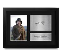HWC Trading Brenda Blethyn Vera Gifts Printed Signed Autograph Picture for TV Show Fans - A4 Framed