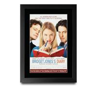 HWC Trading Bridget Jones’s Diary Gifts Printed Poster Signed Autograph Picture for Movie Memorabilia Fans (ID-002908) - A4 Framed Print