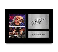 HWC Trading Brock Lesnar Gift Signed A4 Printed Autograph WWF Wrestling Gifts Print Photo Picture Display