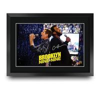 HWC Trading Brooklyn Nine Nine Scene 1 Gifts Printed Signed Autograph Picture for TV Memorabilia Fans - A3 Framed