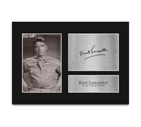 HWC Trading Burt Lancaster From Here to Eternity 1st Sgt. Milton Warden Gifts Printed Signed Autograph Picture for Movie Memorabilia Fans - A4 (ID-012272)