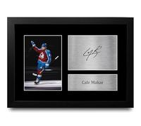 HWC Trading Cale Makar Colorado Avalanche Gifts Printed Signed Autograph Picture for Ice Hockey Fans - A4 Framed