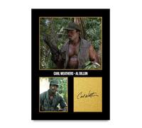 HWC Trading Carl Weathers Predator Al Dillon Gifts Printed Signed Autograph Picture for Movie Memorabilia Fans - A4 Print Only (ID-005741)