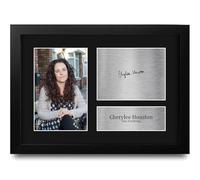 HWC Trading Cherylee Houston Coronation Street Izzy Armstrong Gifts Printed Signed Autograph Picture for TV Show Fans - A4 Framed