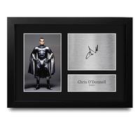 HWC Trading Chris O'Donnell Batman & Robin 1997 Robin Gifts Printed Signed Autograph Picture for Movie Memorabilia Fans - A4 Framed