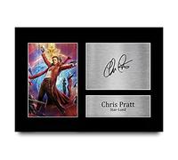 HWC Trading Chris Pratt Gift Signed A4 Printed Autograph Guardians of the galaxy Gifts Photo Display