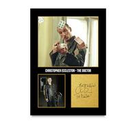 HWC Trading Christopher Eccleston Doctor Who The Doctor Gifts Printed Signed Autograph Picture for TV Show Fans - A4 Print Only (ID-006317)