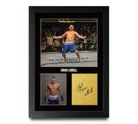 HWC Trading Chuck Liddell Gifts Printed Signed Autograph Picture for UFC Memorabilia Fans - A4 Framed Print (ID-006048)