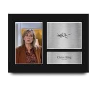 HWC Trading Claire King Emmerdale Kim Tate Gifts Printed Signed Autograph Picture for TV Show Fans - A4