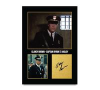 HWC Trading Clancy Brown The Shawshank Redemption Captain Byron T. Hadley Gifts Printed Signed Autograph Picture for Movie Memorabilia Fans - A4 Print Only (ID-005354)