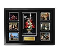 HWC Trading Conan the Barbarian Arnold Schwarzenegger Gifts Printed Signed Autograph Picture for Movie Memorabilia Fans - A2 Framed