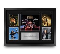 HWC Trading Conan the Barbarian Gifts Printed Signed Autograph Presentation Display Montage for Movie Memorabilia Fans - A3 Framed
