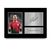 HWC Trading Cristiano Ronaldo Portugal Gifts Printed Signed Autograph Picture for Football Fans and Supporters - A4