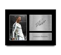 HWC Trading Cristiano Ronaldo Real Madrid Gifts Printed Signed Autograph Picture for Football Fans and Supporters - A4