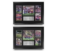 HWC Trading Crystal Palace Collection FA Cup 2025 & Europa Conference League Winners 2026 Set Gifts Printed Signed Autograph Picture for Football Fans and Supporters - A3 Framed (ID-009356)