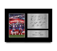 HWC Trading Crystal Palace FA Cup Winners 2025 Gifts Printed Signed Autograph Picture for Football Fans and Supporters - A4