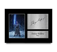 HWC Trading Daisy Ridley Gift Signed A4 Printed Autograph Gifts Print Photo Picture Display