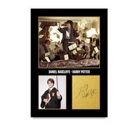 HWC Trading Daniel Radcliffe Harry Potter Harry Potter Gifts Printed Signed Autograph Picture for Movie Memorabilia Fans - A4 Print Only (ID-005747)