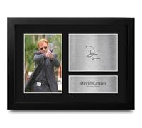 HWC Trading David Caruso CSI Miami Horatio Caine Gifts Printed Signed Autograph Picture for TV Show Fans - A4 Framed