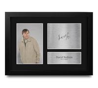 HWC Trading David Neilson Coronation Street Roy Cropper Gifts Printed Signed Autograph Picture for TV Show Fans - A4 Framed