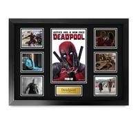 HWC Trading Deadpool 1 Ryan Reynolds Gifts Printed Signed Autograph Picture for Movie Memorabilia Fans - A2 Framed