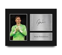 HWC Trading Dean Henderson Crystal Palace Gifts Printed Signed Autograph Picture for Football Fans and Supporters - A4