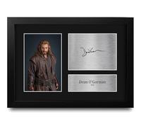HWC Trading Dean O'Gorman The Hobbit Fili Gifts Printed Signed Autograph Picture for Movie Memorabilia Fans - A4 Framed