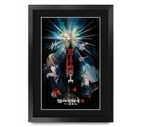 HWC Trading Death Note Japanese Anime Gifts Printed Signed Autograph Poster for TV Memorabilia Fans - A3 Framed