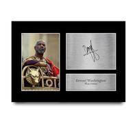 HWC Trading Denzel Washington Gladiator 2 Gifts Printed Signed Autograph Picture for Movie Memorabilia Fans - A4