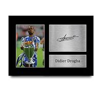 HWC Trading Didier Drogba Gifts Printed Signed Autograph Picture for Football Fans and Supporters - A4