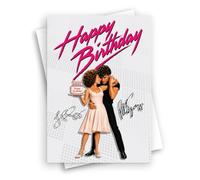 HWC Trading Dirty Dancing Birthday Card, Movie Fan Greeting Card | Blank Inside for Your Own Message, Matching Envelope, Printed in the UK, Gift for Him or Her