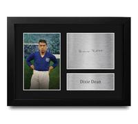 HWC Trading Dixie Dean Everton Gifts Printed Signed Autograph Picture for Football Fans and Supporters - A4 Framed