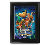 HWC Trading Dog Man Gifts Printed Poster Signed Autograph Picture for Movie Memorabilia Fans - A3 Framed