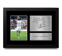 HWC Trading Dominic Calvert-Lewin Personalised Gift - Signed Autograph Picture, Framed A4 Football Memorabilia with Custom Name Message for Birthday Christmas Wedding