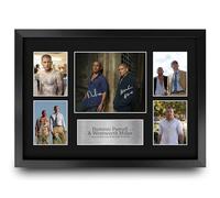 HWC Trading Dominic Purcell & Wentworth Miller Prison Break Gifts Printed Signed Autograph Presentation Photo Montage Display for TV Show Fans - A3 Framed