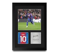HWC Trading Eberechi Eze Crystal Palace Gifts Printed Signed Autograph Picture for Football Fans and Supporters - A4 Portrait Framed