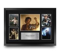 HWC Trading Elijah Wood The Lord of the Rings Gifts Printed Signed Autograph Picture Display for Movie Memorabilia Fans - A3 Framed