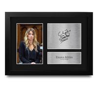 HWC Trading Emma Atkins Emmerdale Charity Dingle Gifts Printed Signed Autograph Picture for TV Show Fans - A4 Framed