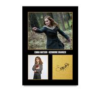 HWC Trading Emma Watson Harry Potter Hermione Granger Gifts Printed Signed Autograph Picture for Movie Memorabilia Fans - A4 Print Only (ID-005758)