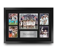 HWC Trading Euro 2022 Womens Champions Printed Memorabilia Signed Autograph Photograph Display for Womens Football Fans and Supporters - A3 Framed